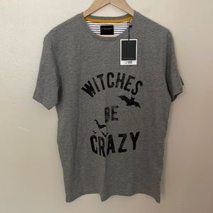 NWT Denim & Flower Witches Be Crazy Tee.